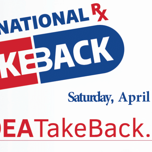April 30, 2022 is DEA National Prescription Drug Takeback Day
